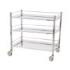 Stainless Steel Trolley 3 Shelves