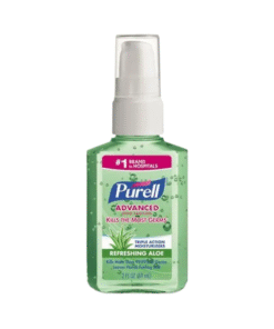 PURELL Advanced Hand Sanitizer with Aloe, 60 mL Pump Bottle ? Fresh Scent