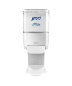 PURELL ES4 Hand Sanitizer Dispenser ? White Push-Style with Wall Shield