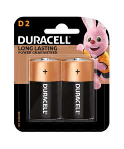 Duracell D Alkaline Batteries MedFlow 2 Count