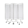 4 Fold Ward Screen MedFlow White