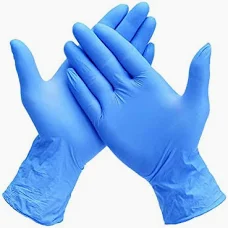 Nitrile examination gloves powder free