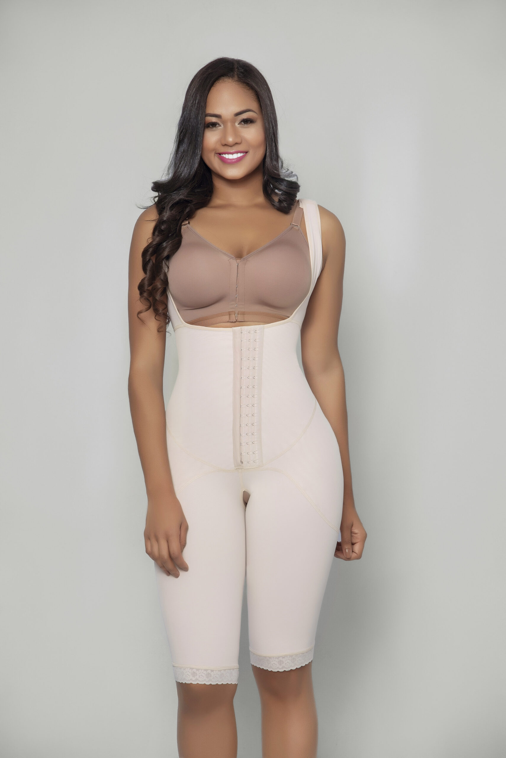 Compression Garments -Brasless Full Body Above Knee Faja-