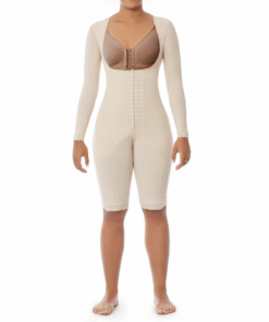 Compression Garments - Braless Full Body Above Knee Faja- W/Sleeves (3/4)